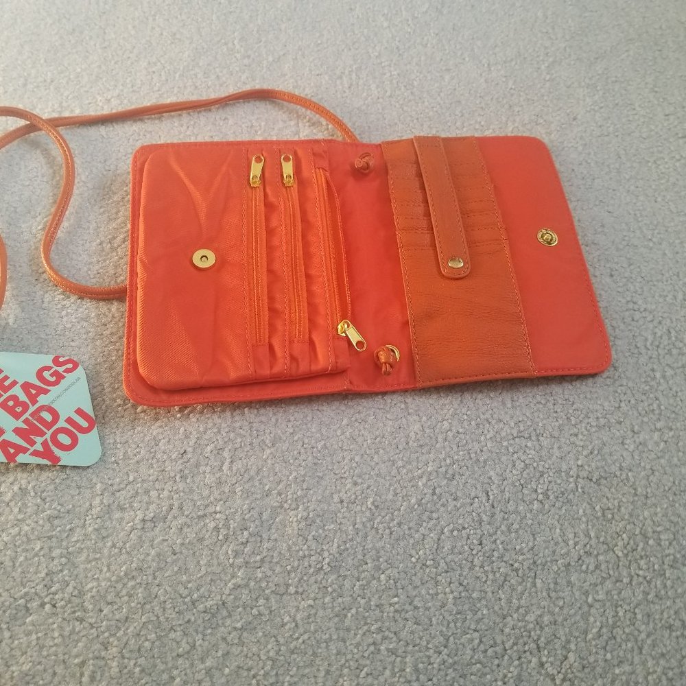 New Nylon Christopher Kon COLAB flat cross body sectional bag